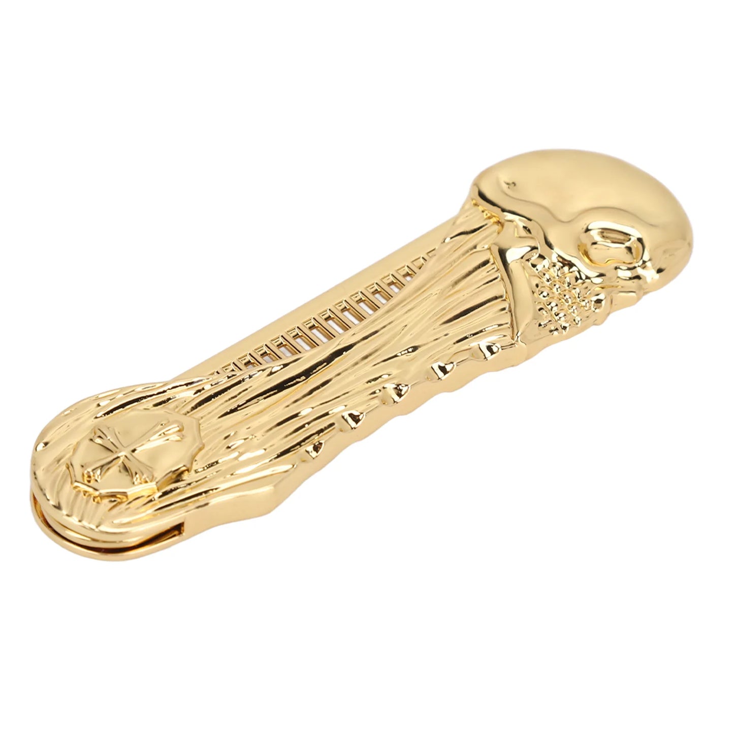 Foldable Hairstyling Hair Comb Gold