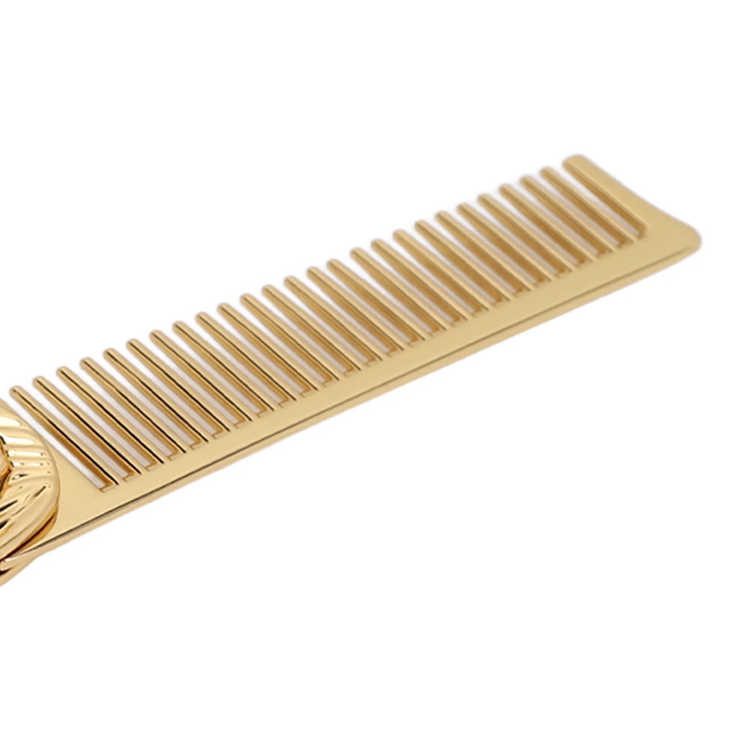 Foldable Hairstyling Hair Comb Gold