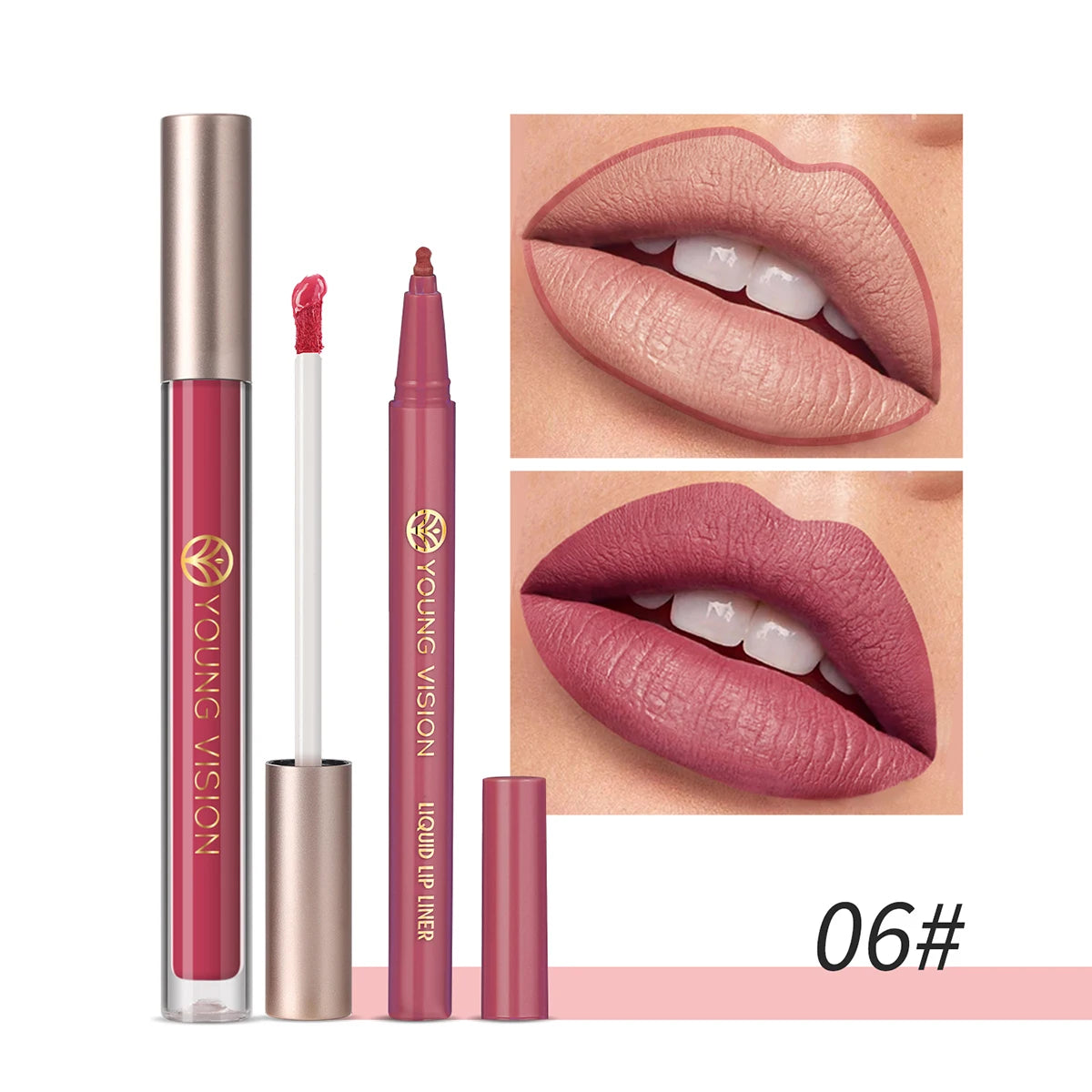 Lip Glaze + Lip Liner