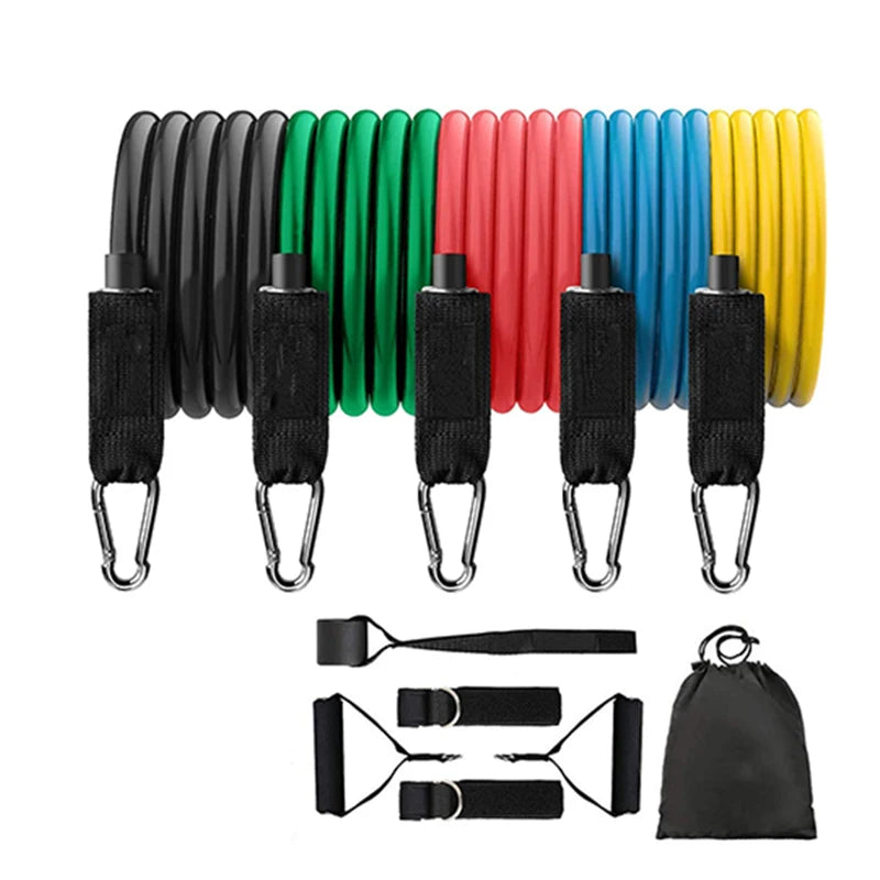 Latex Resistance Pull Bands for Pilates, Yoga, CrossFit