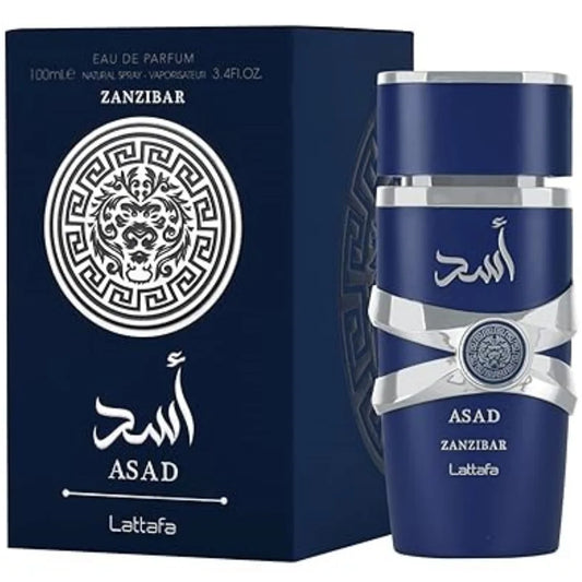 Lattafa Asad Zanzibar For Men Spray Luxury Fragrance