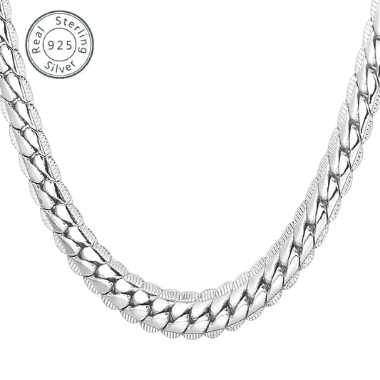 Diamond Cut Link Chain for Men/Women