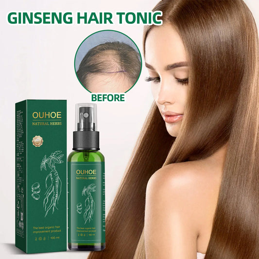 Ginseng Hair Growth Spray; Moisturize Nourish Scalp