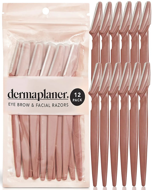 Dermaplaning 12pc facial hair remover for smooth skin