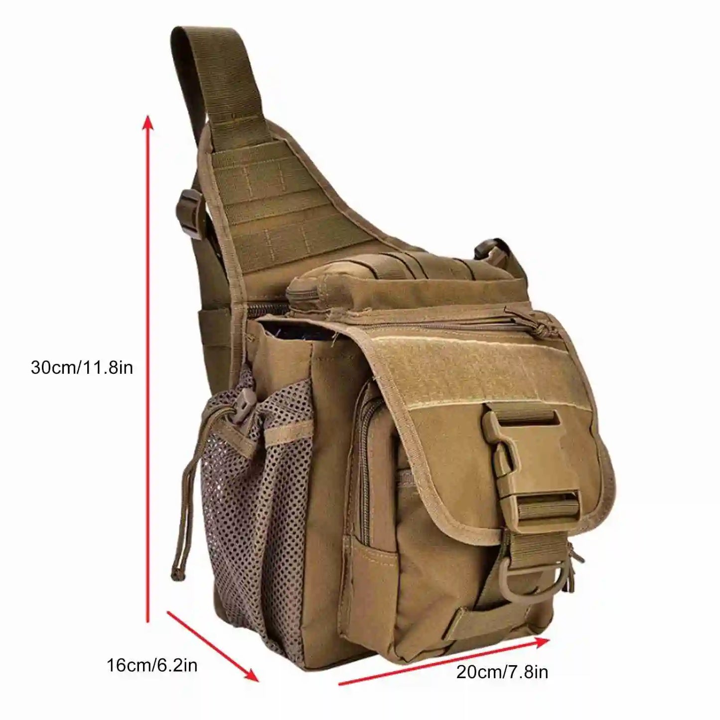 Men's Waterproof Crossbody Shoulder Bag