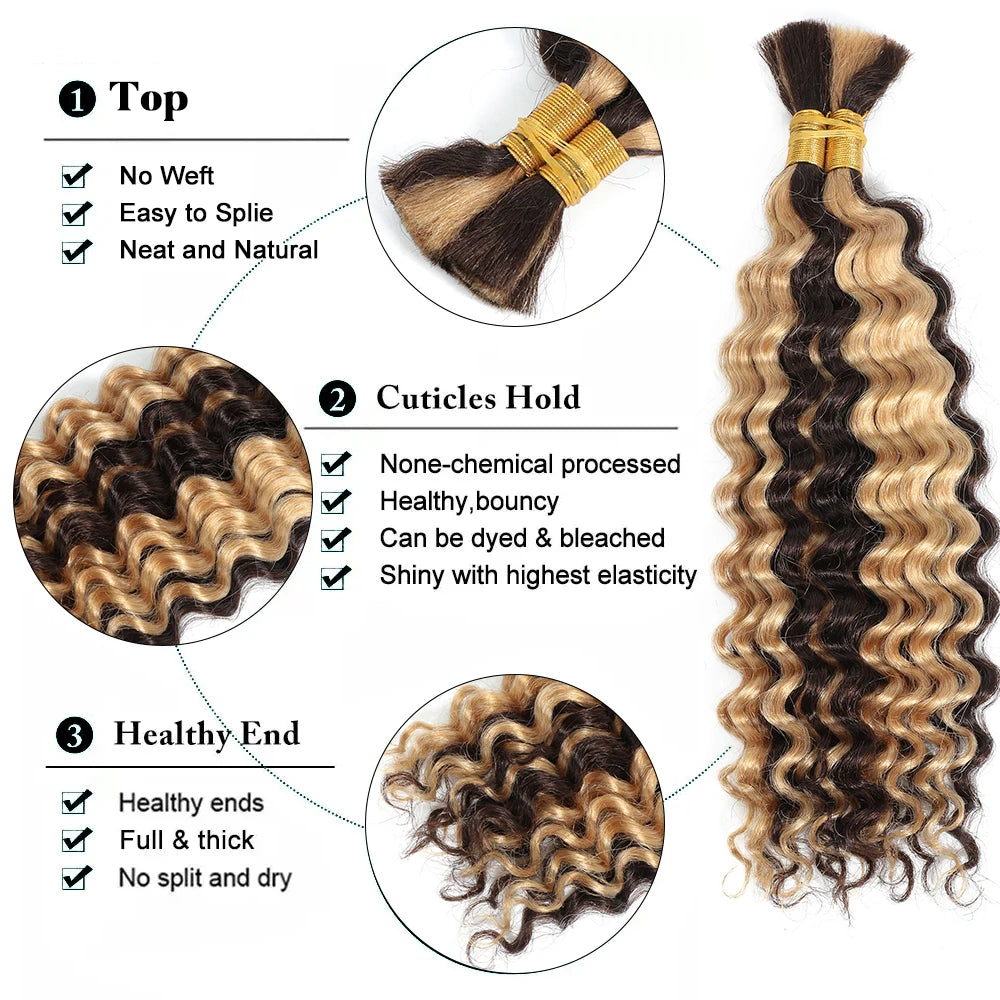Human Braiding Hair Bundles