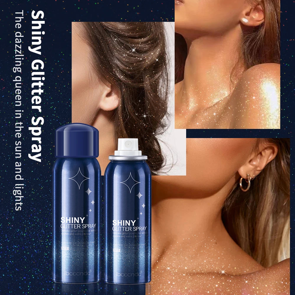 Body Glitter Spray for Hair, Body and Clothes