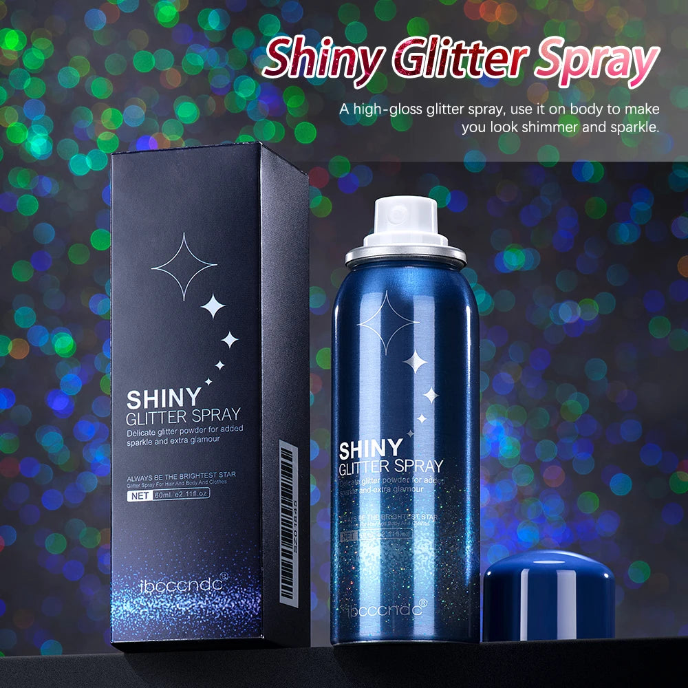 Body Glitter Spray for Hair, Body and Clothes