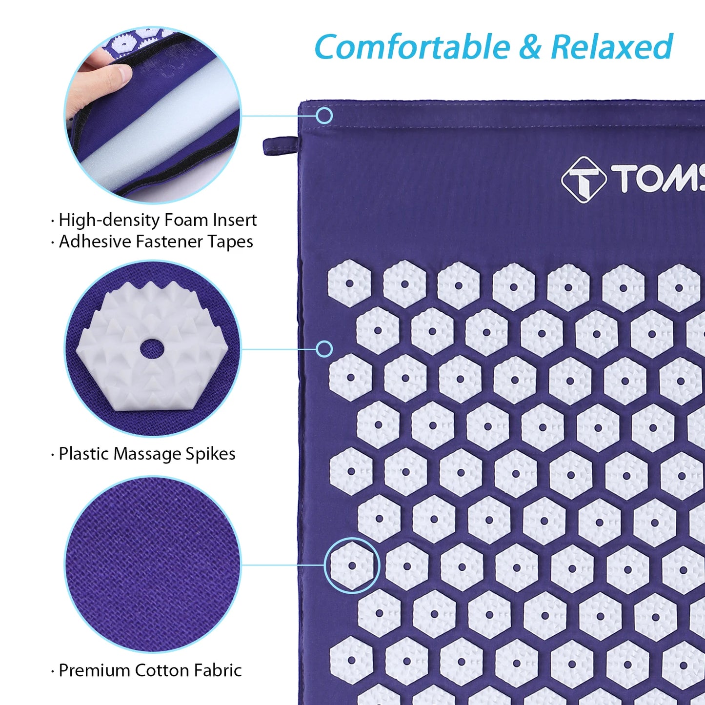 Cushion Massage Yoga Mat and Pillow Set