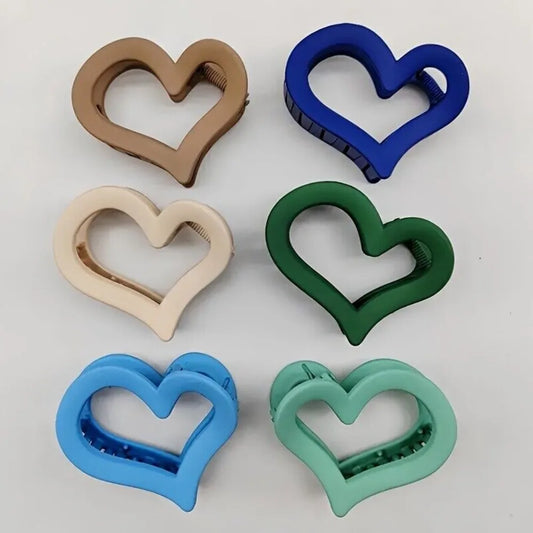 6Pcs Medium Acrylic Hair Claw Clips