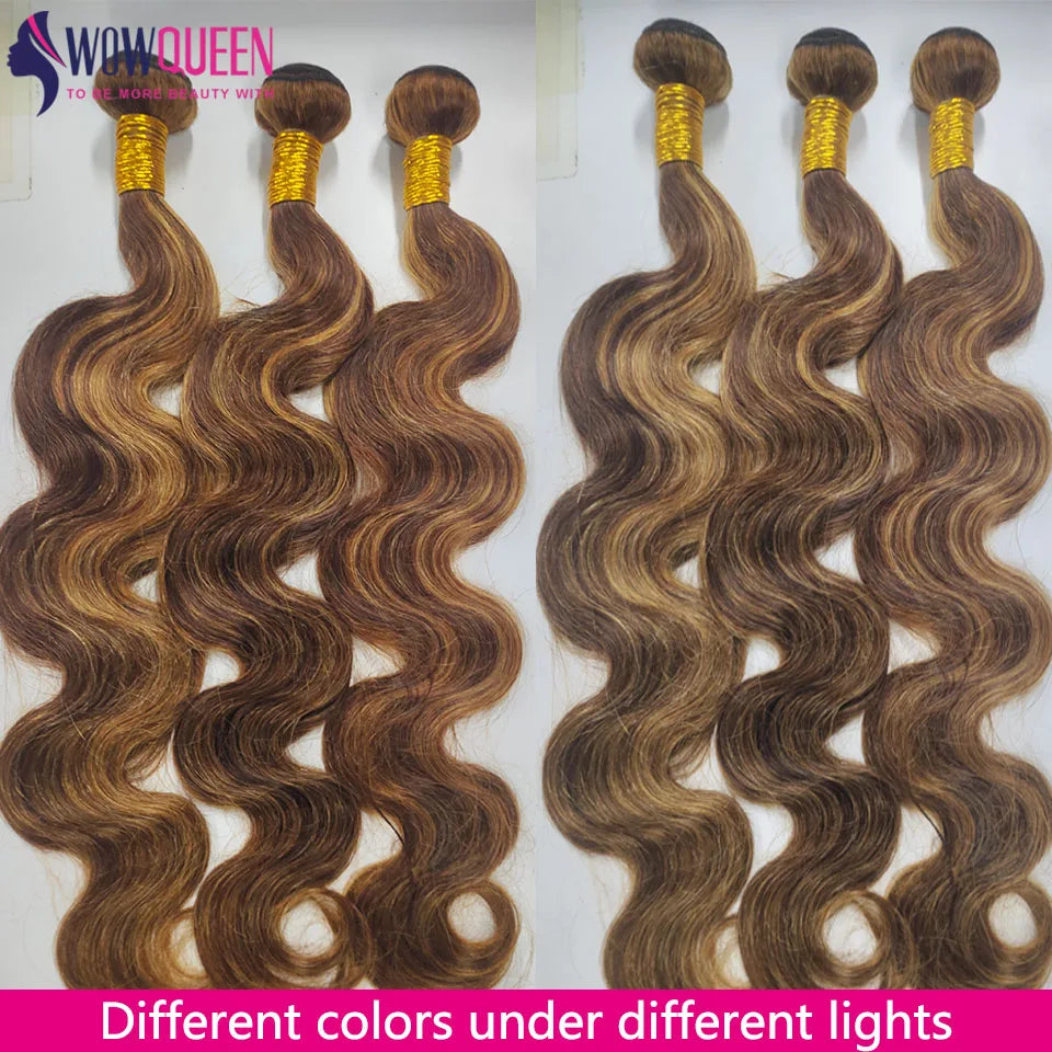 Brazilian Ombre Honey Brown Human Hair Extensions