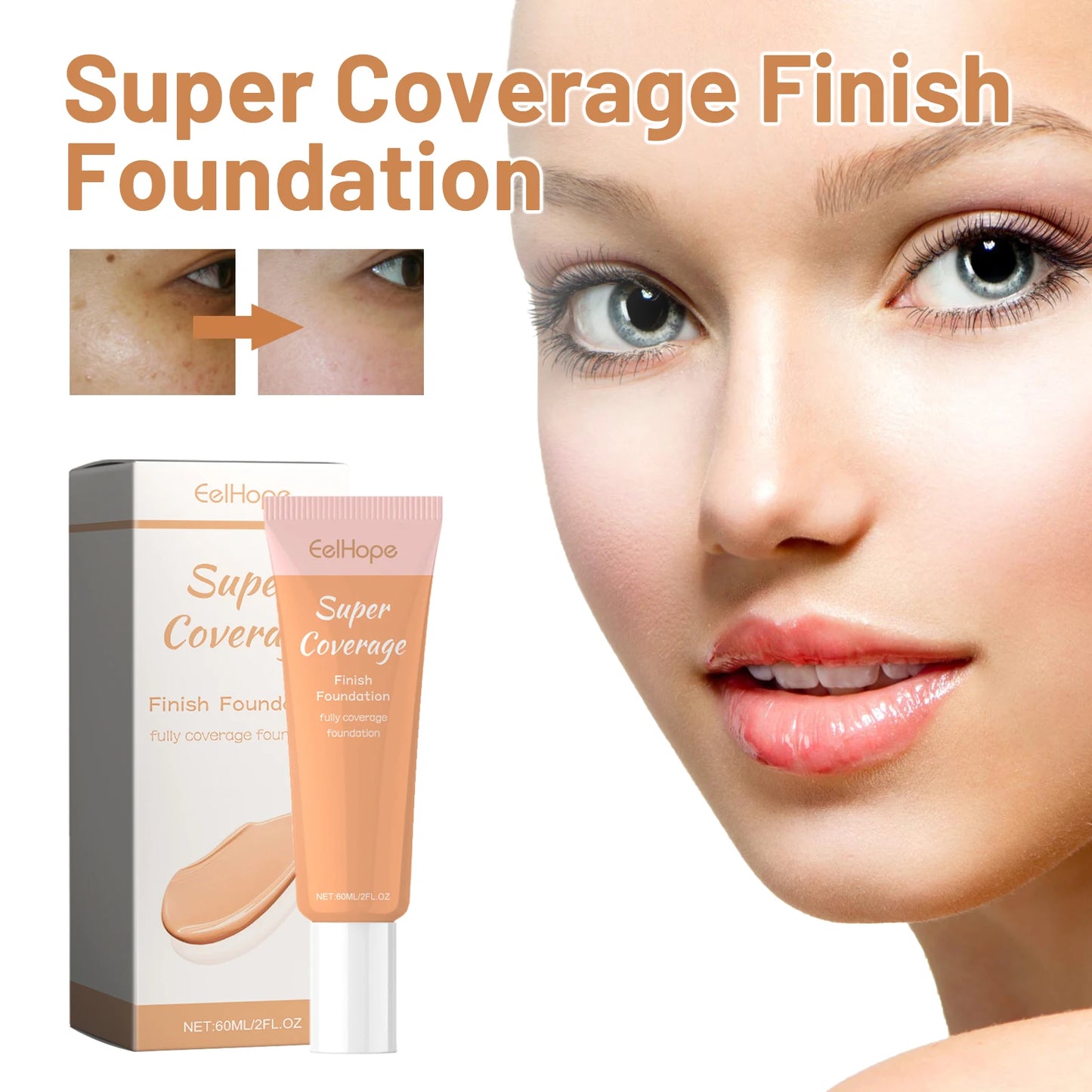 Super Coverage Finish Foundation Cream