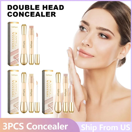 Concealer Cover Acne Spot Highlighter Dual Shadow