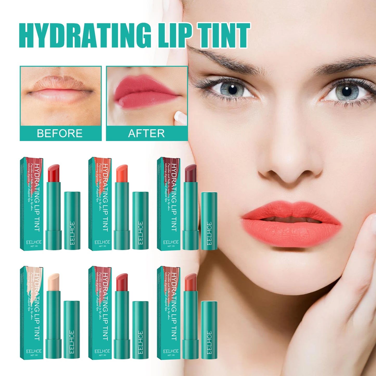 Nourishing Tinted Lip Gloss Moisturizing Plumping Full Lips