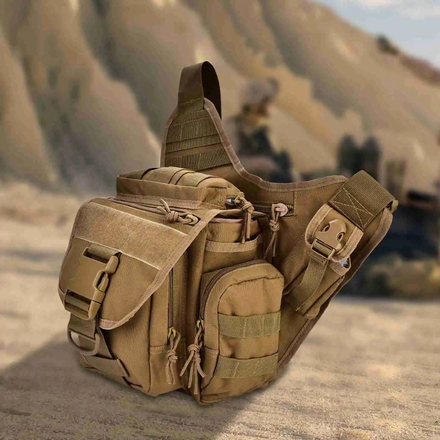 Men's Waterproof Crossbody Shoulder Bag