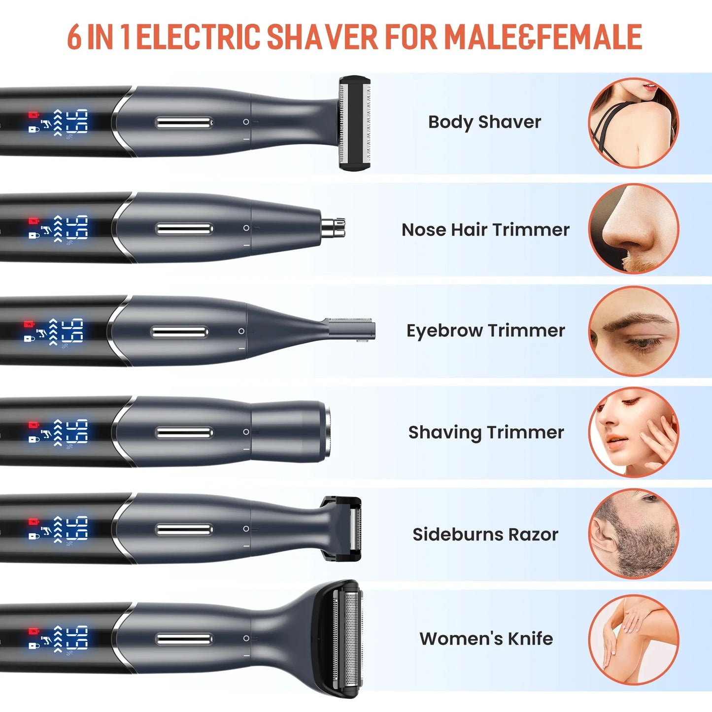 Electric Razors for Women & Men