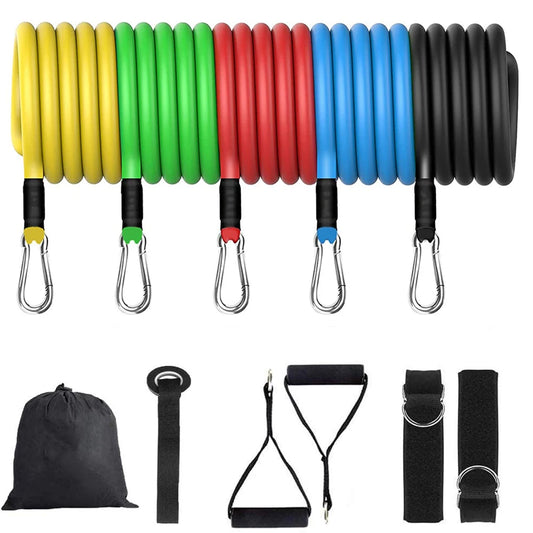 Latex Resistance Pull Bands for Pilates, Yoga, CrossFit