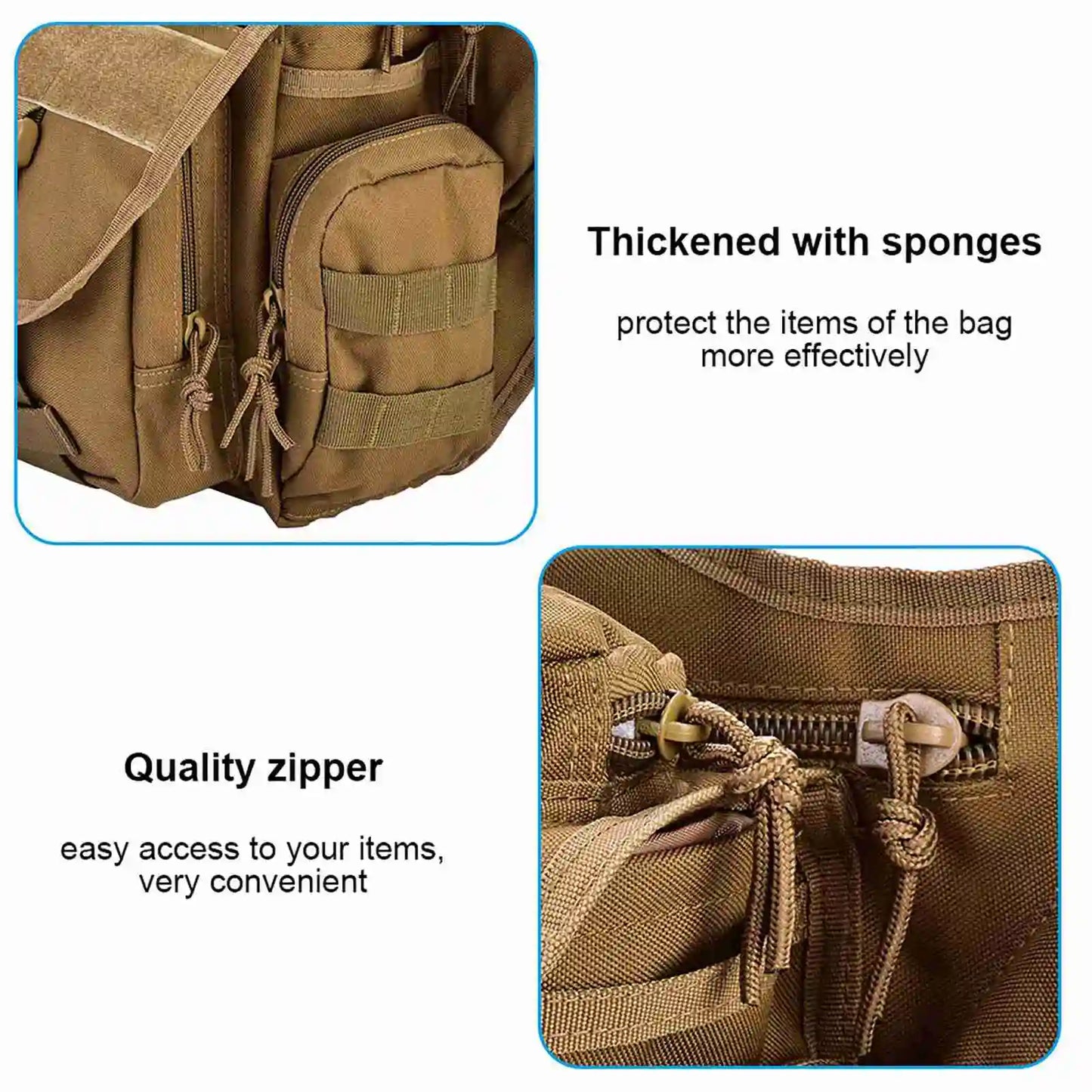 Men's Waterproof Crossbody Shoulder Bag