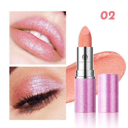 Pearlized shimmer Lipsticks and Eyeshadows