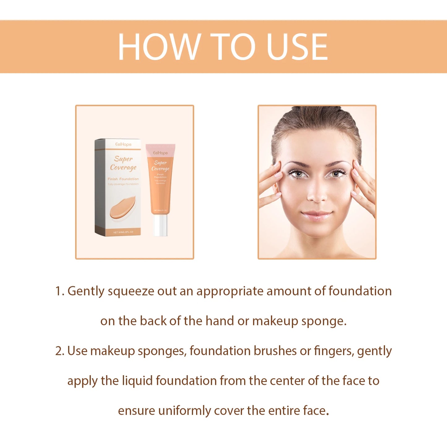 Super Coverage Finish Foundation Cream