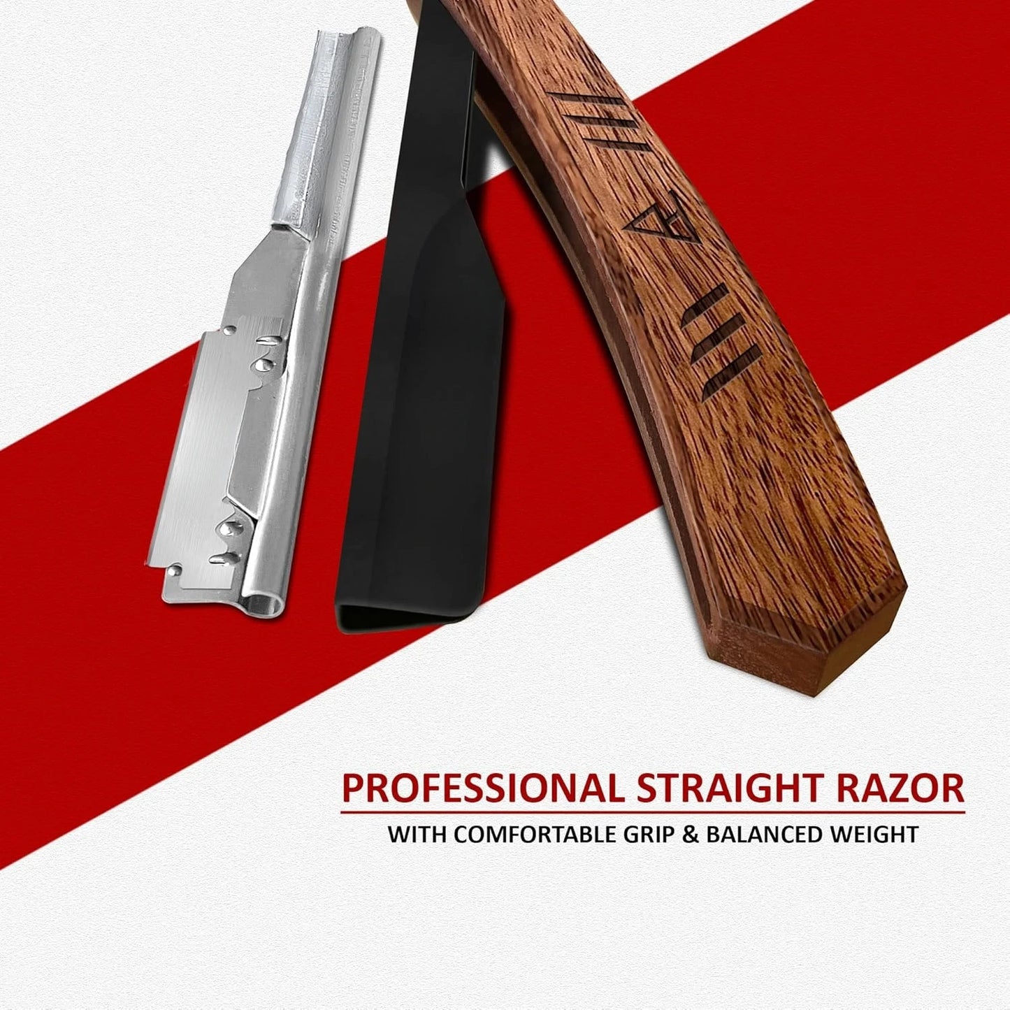 Straight Edge Single Blade Razor for Men