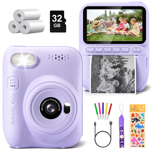 Instant Print Camera for Kids