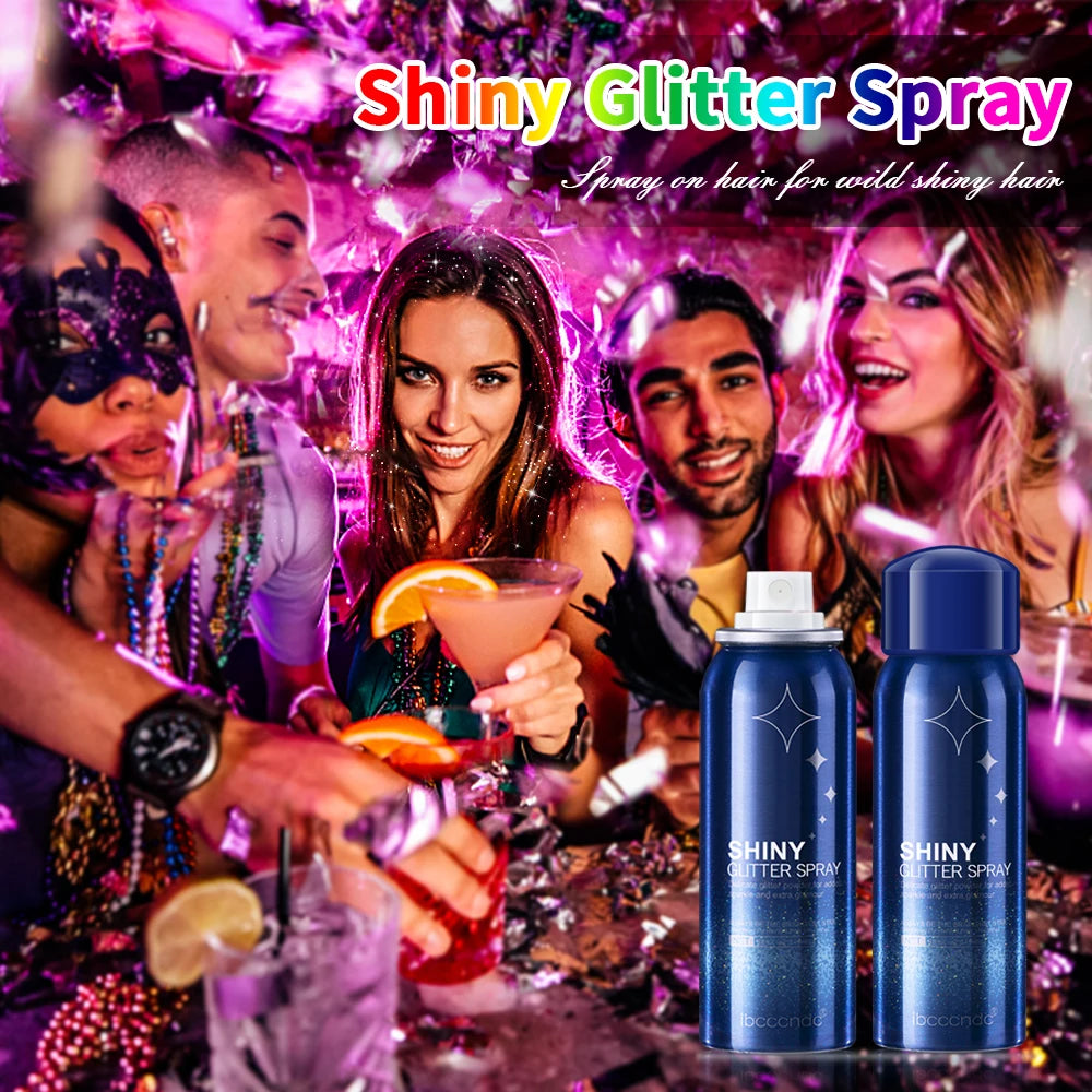 Body Glitter Spray for Hair, Body and Clothes