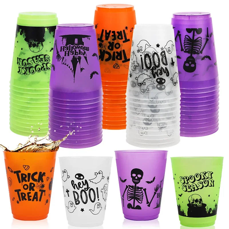 Halloween Plastic Drinking Cups