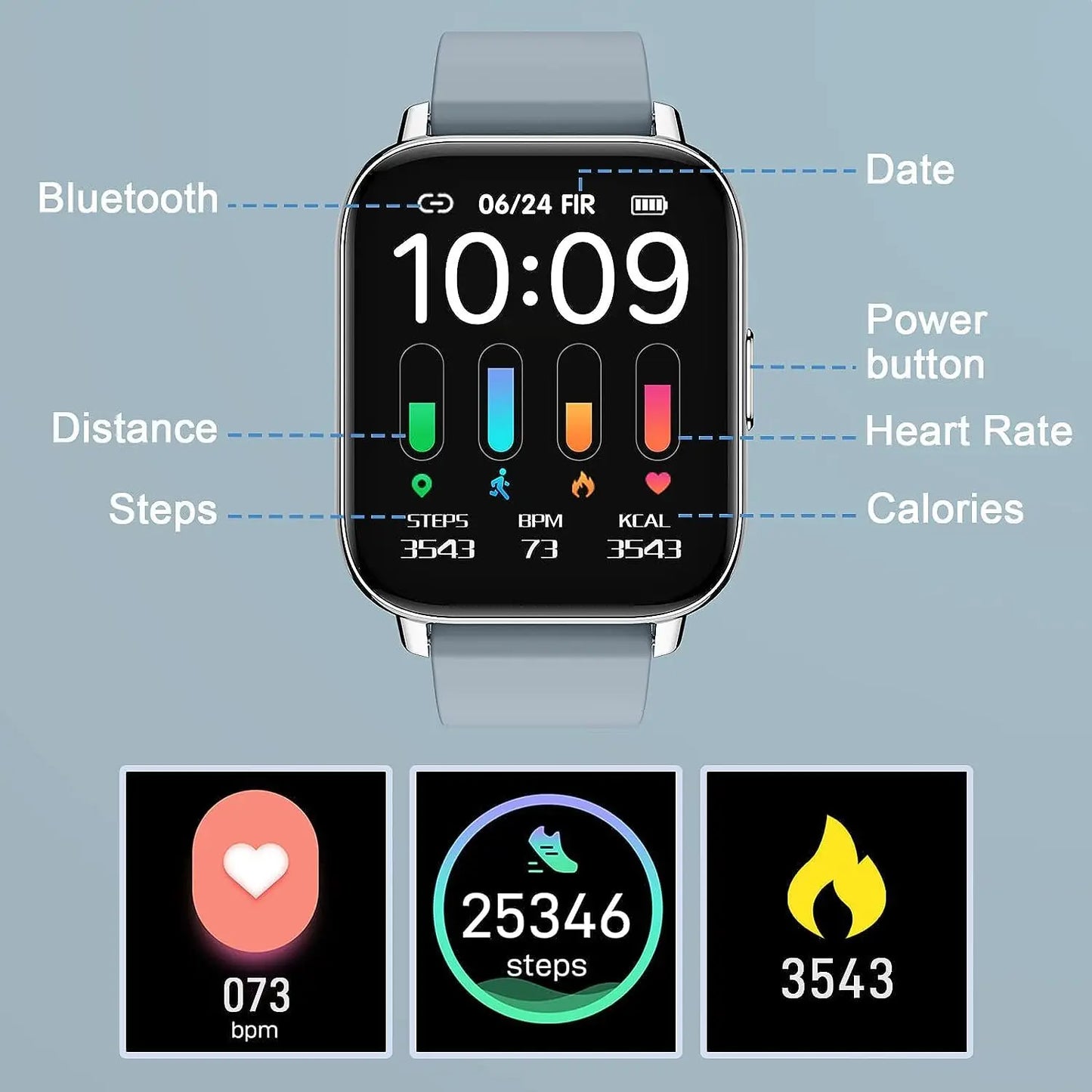 Fitness Tracker Smartwatch