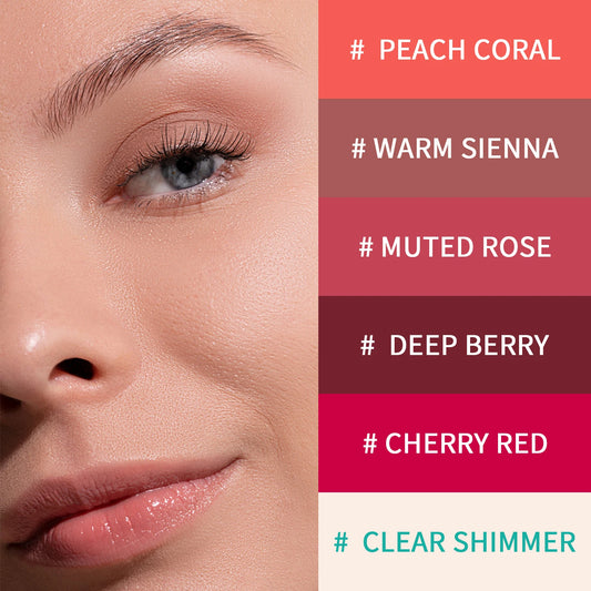 Lip Gloss, Long Lasting, Hydrating, Liquid Tint