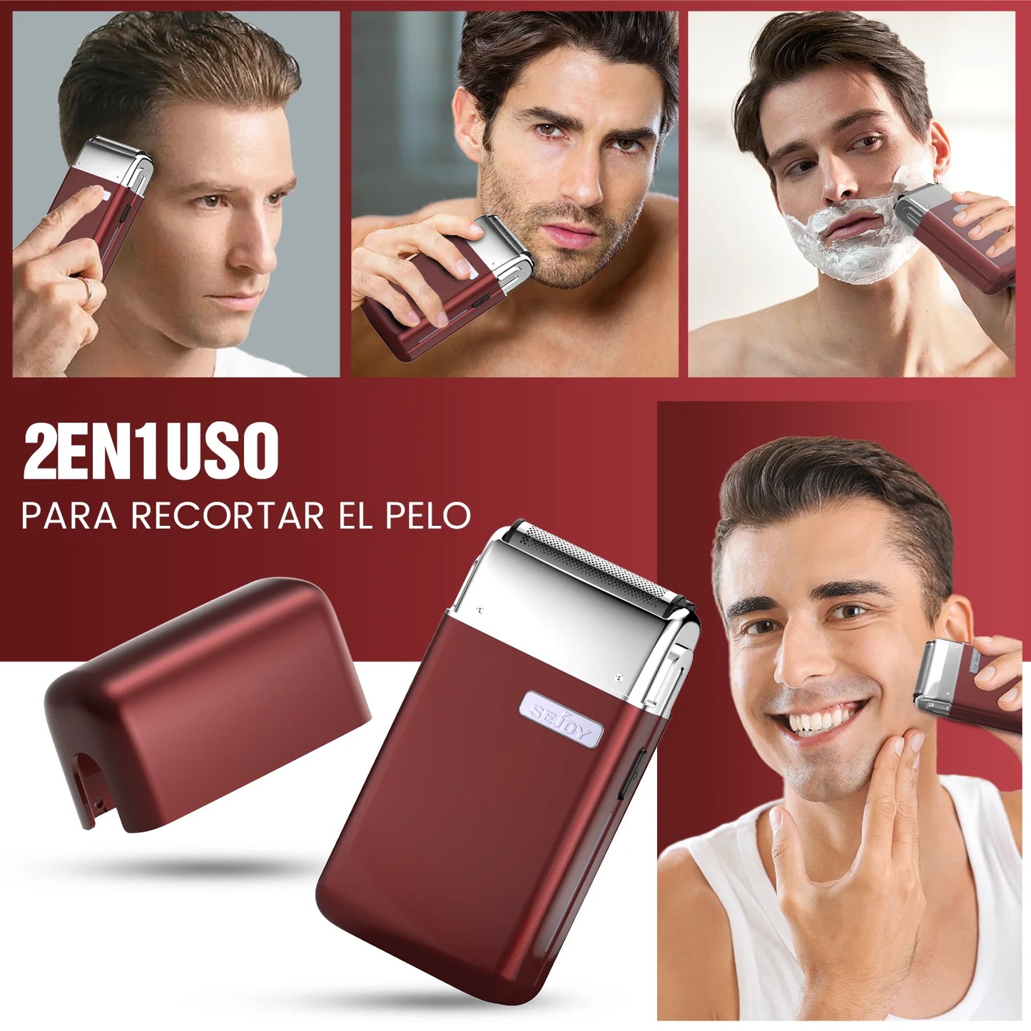 Portable Electric Razor Beard Shaver for Men