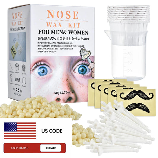 Painless Waxing Hair Removal Kit