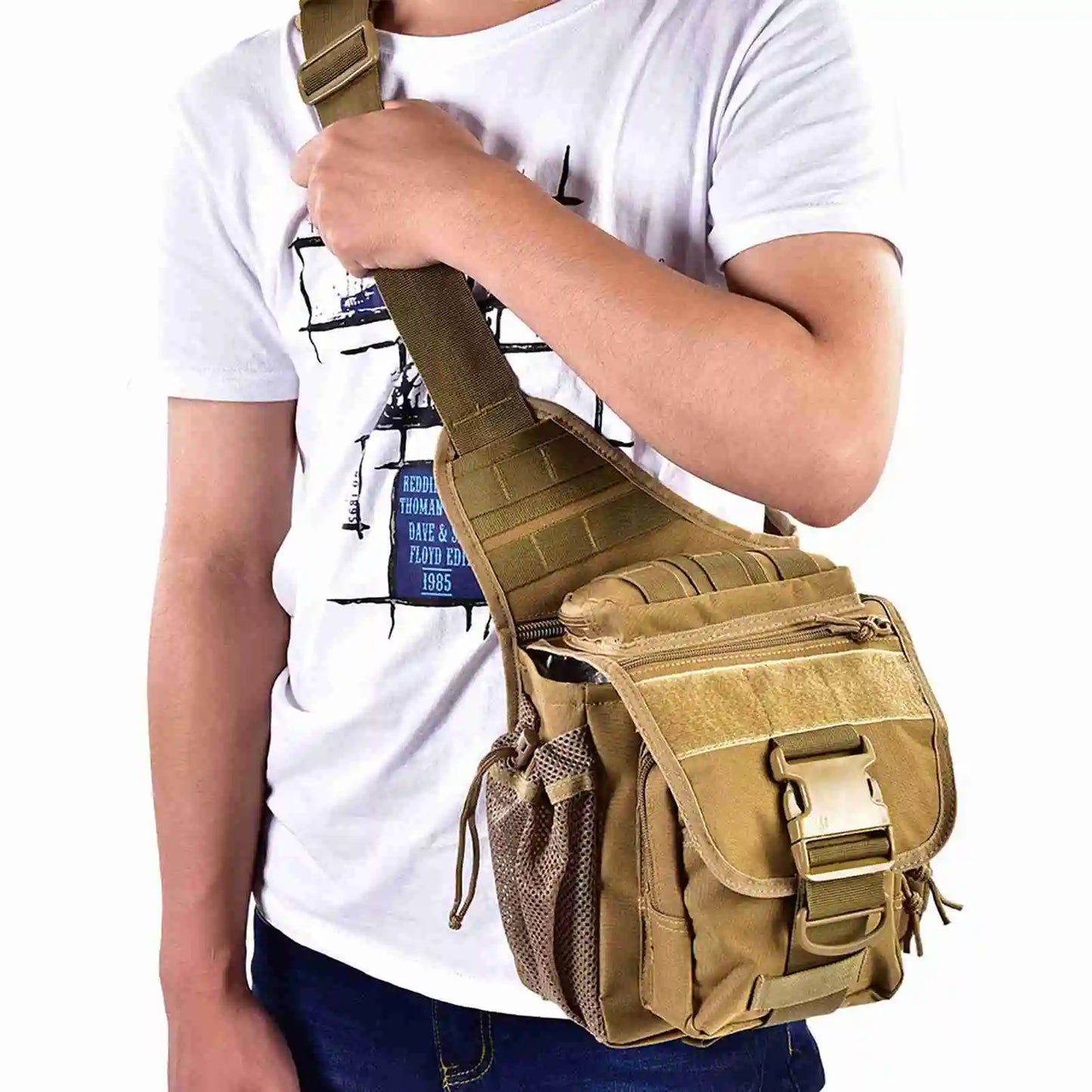 Men's Waterproof Crossbody Shoulder Bag
