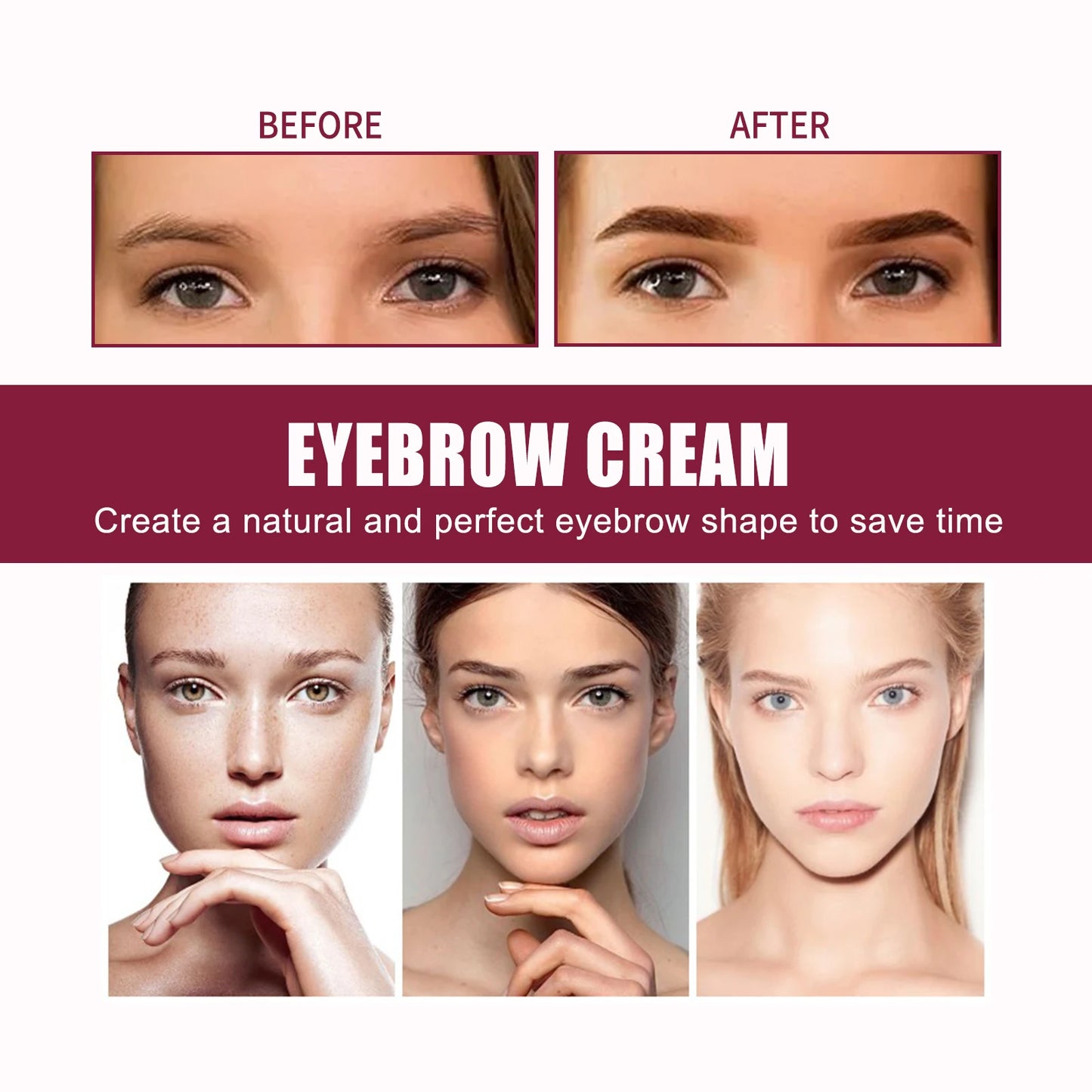 Eyebrow Pomade Waterproof Long-lasting