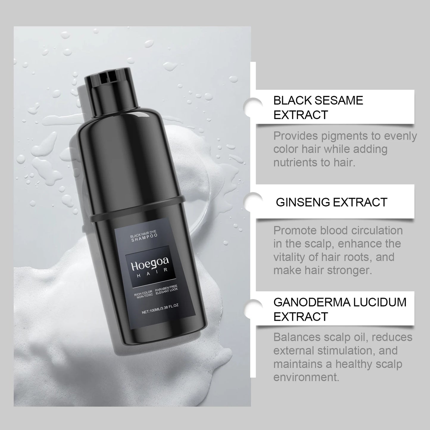 Color-Depositing Hair Dye Shampoo