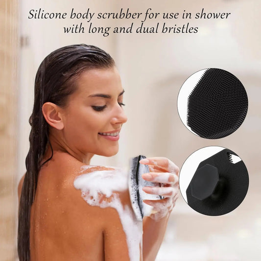 2Pack Silicone Body Scrubber