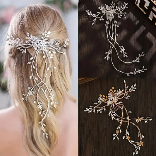 Crystal/Pearl/Rhinestone Bridal Headpiece